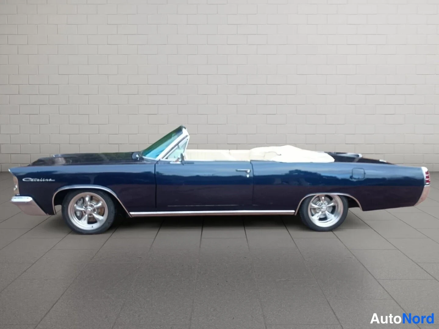 Blå Pontiac Catalina 1963, från sidan, bild 8