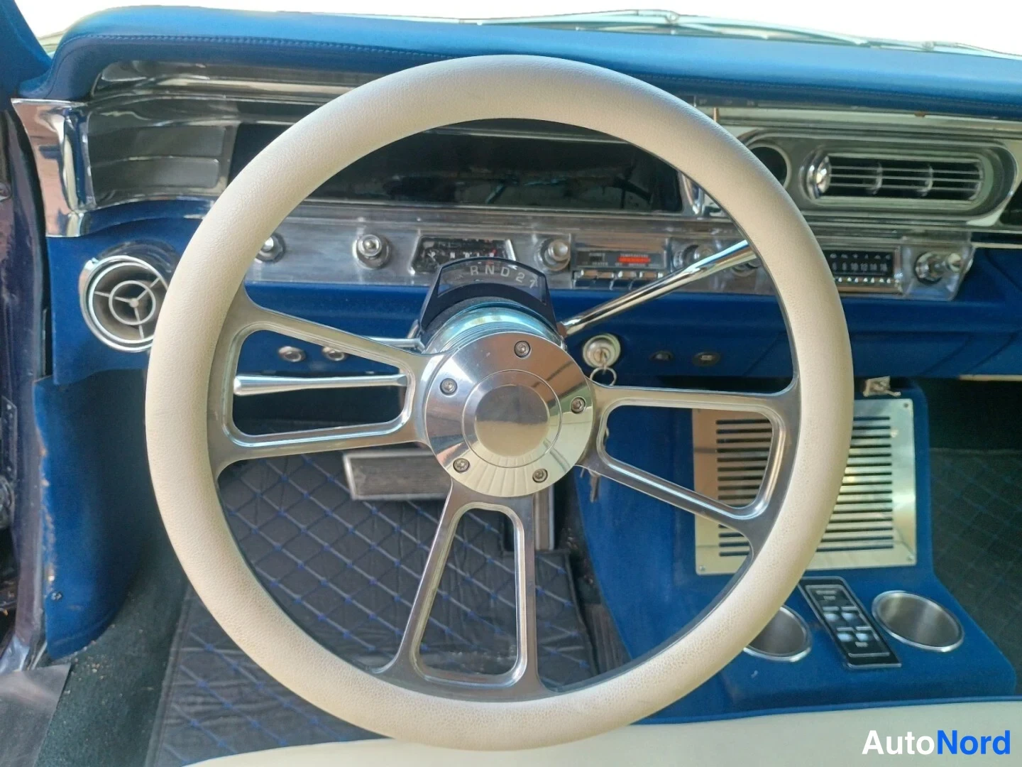 Blå Pontiac Catalina 1963, detalj, bild 36