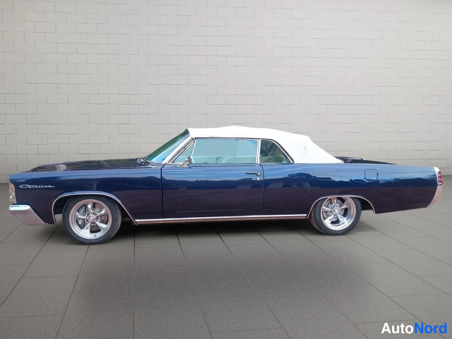 Blå Pontiac Catalina 1963, från sidan, bild 7
