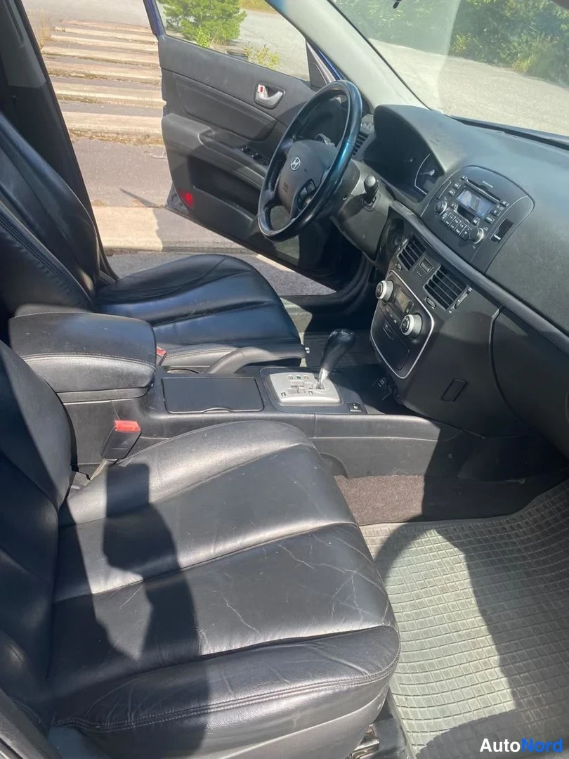 Sininen Hyundai Sonata 2007, ohjaamo, kuva 8
