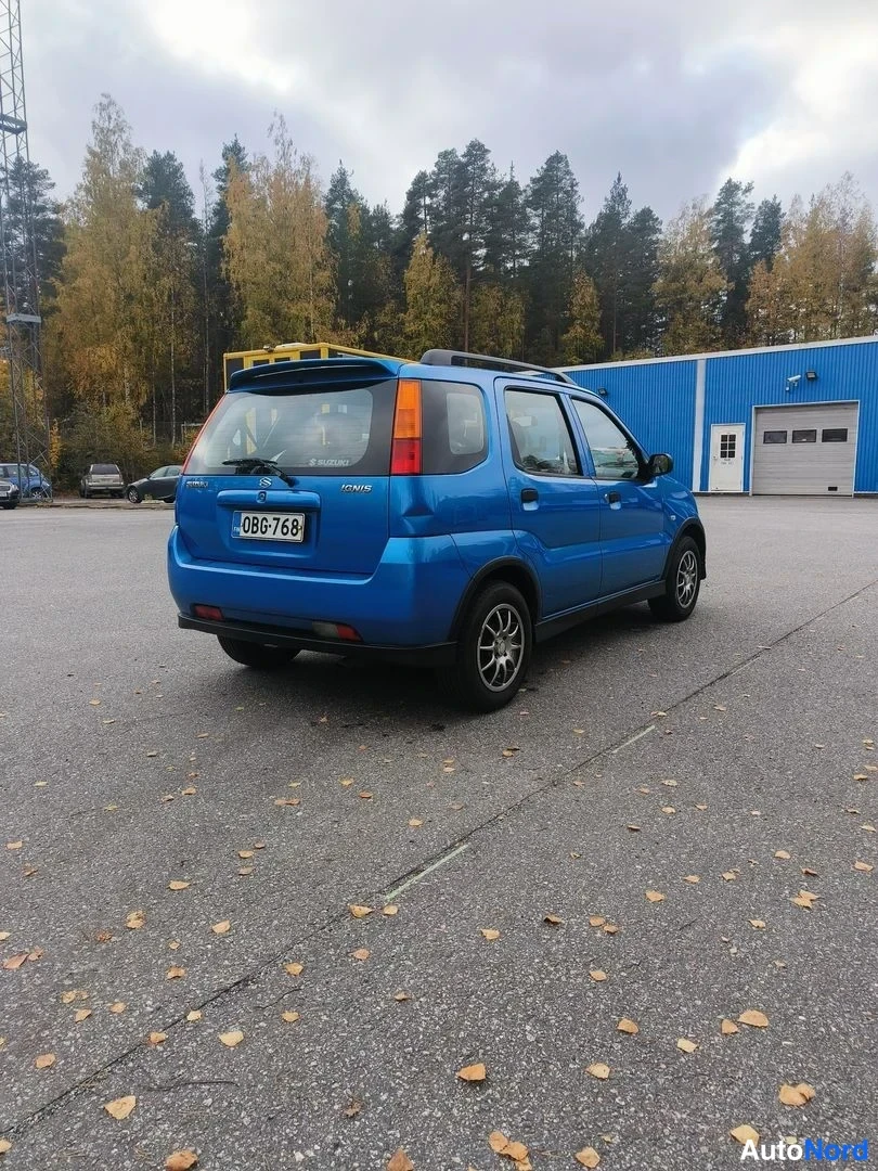 Sininen Suzuki Ignis 2004, takaviisto, kuva 6