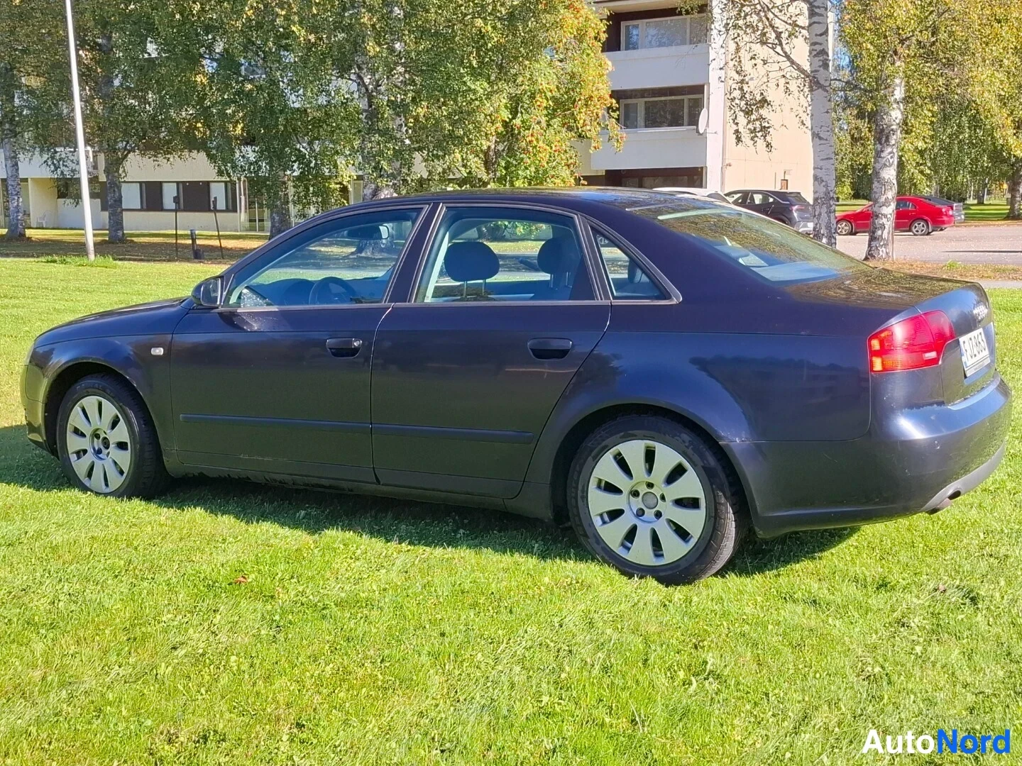 Sininen Audi A4 2006, takaviisto, kuva 7