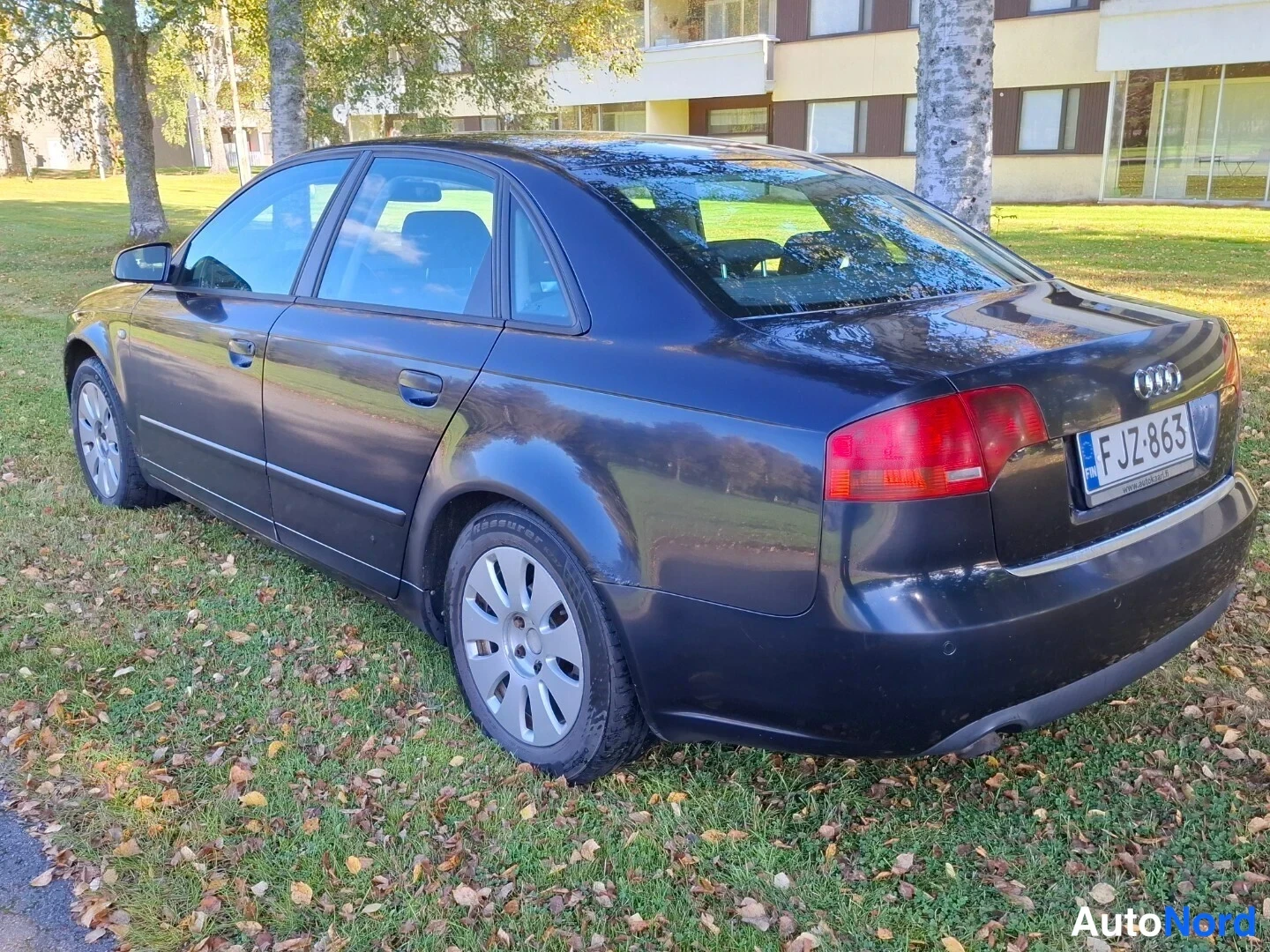 Sininen Audi A4 2006, takaviisto, kuva 5
