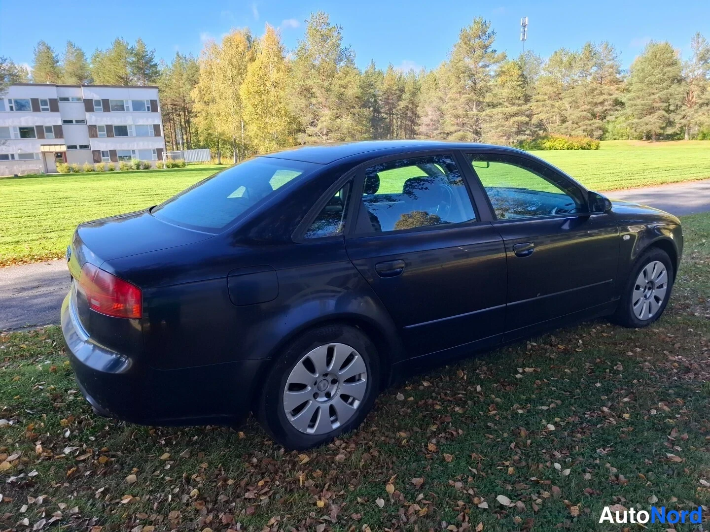 Sininen Audi A4 2006, takaviisto, kuva 6