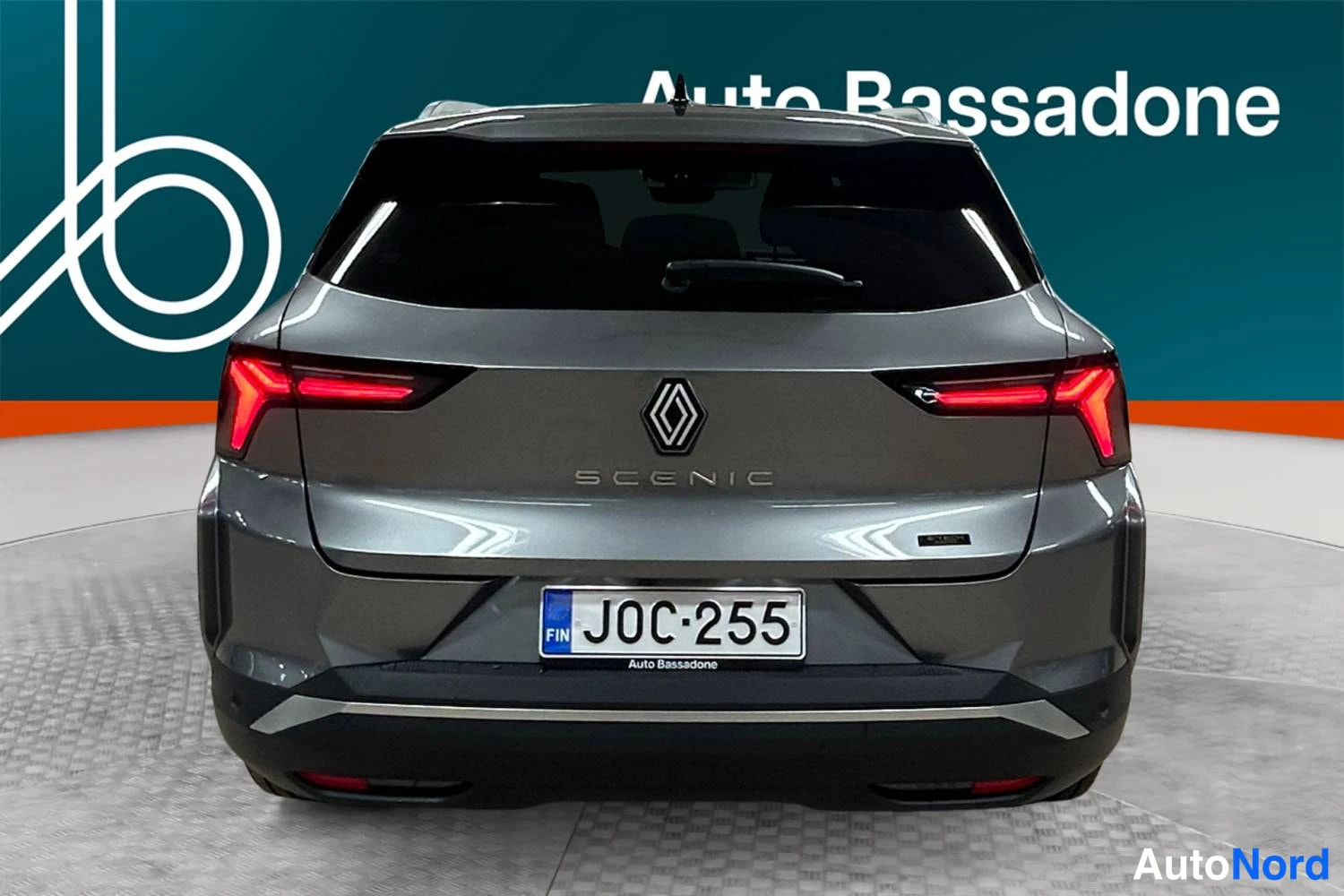 Harmaa Renault Scenic E-Tech electric 2026, takaa, kuva 8