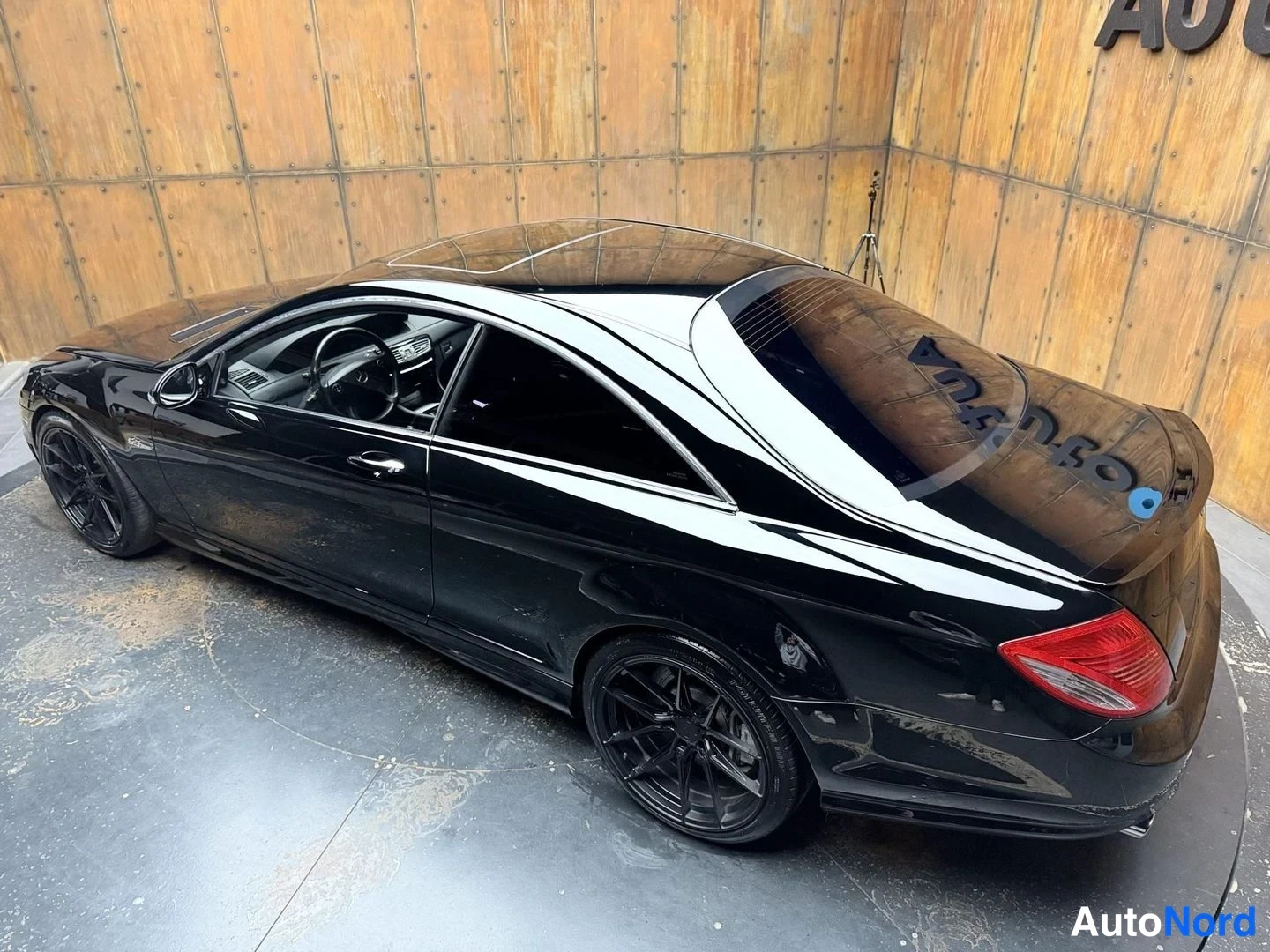 Musta Mercedes-Benz CL 63 2007, takaviisto, kuva 10