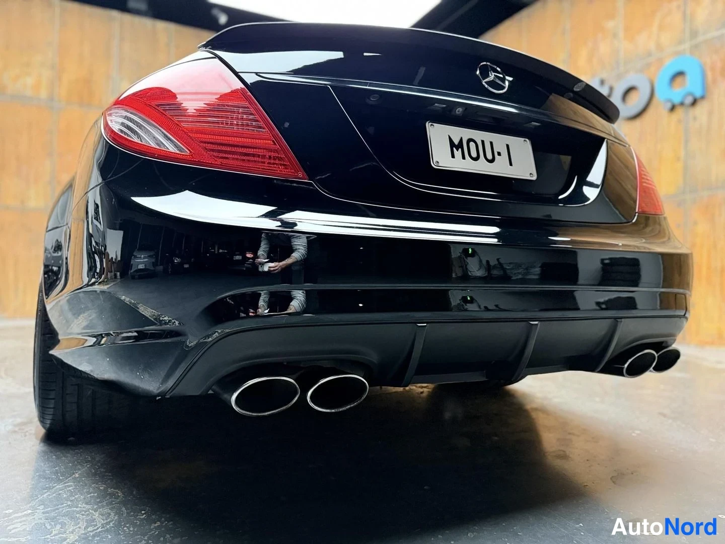 Musta Mercedes-Benz CL 63 2007, takaa, kuva 13