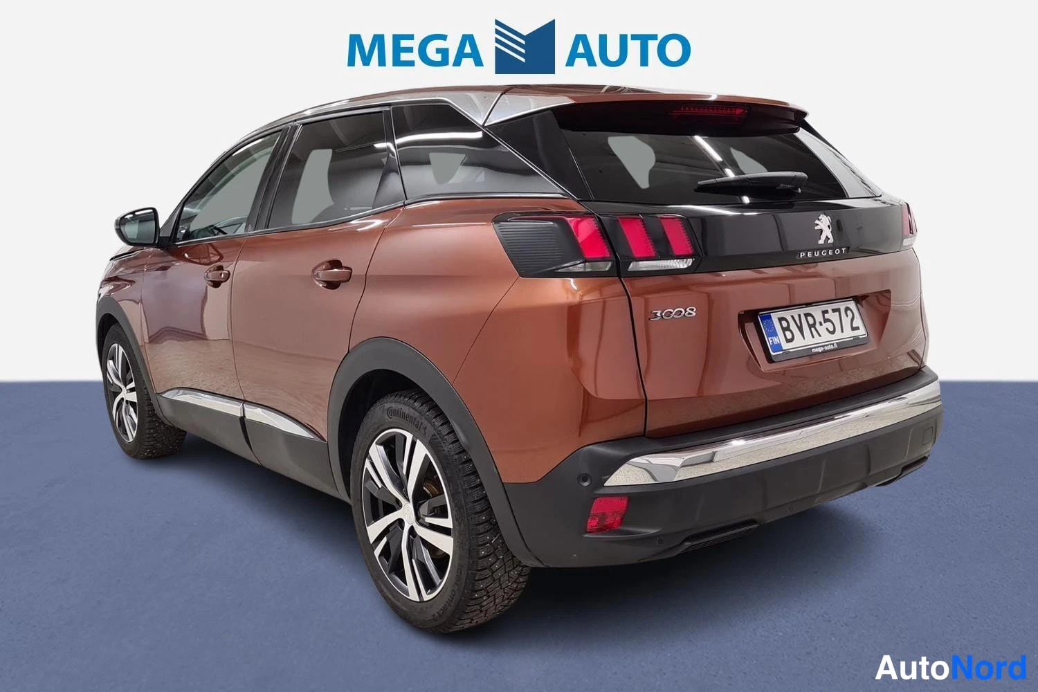 Musta Peugeot 3008 2019, takaviisto, kuva 3