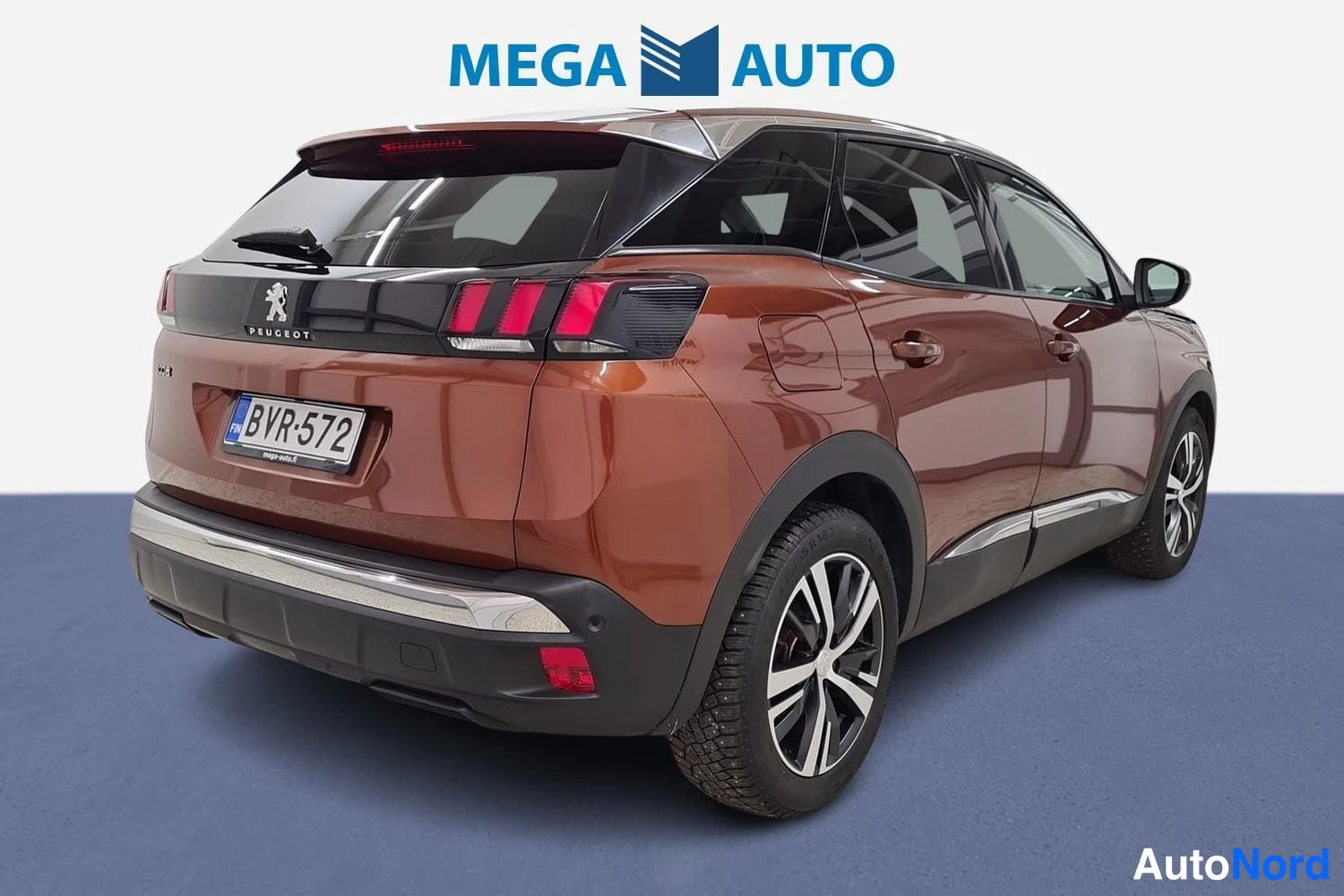 Musta Peugeot 3008 2019, takaviisto, kuva 4