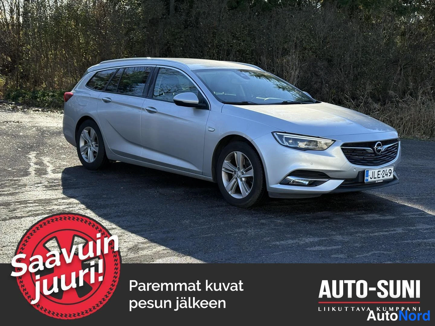 Hopea Opel Insignia 2019, etuviisto, keula oikealle, kuva 2