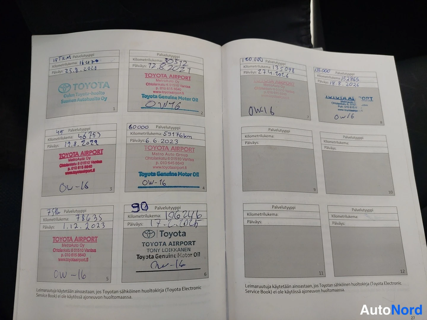 Musta Toyota RAV4 2019, asiakirja, kuva 30