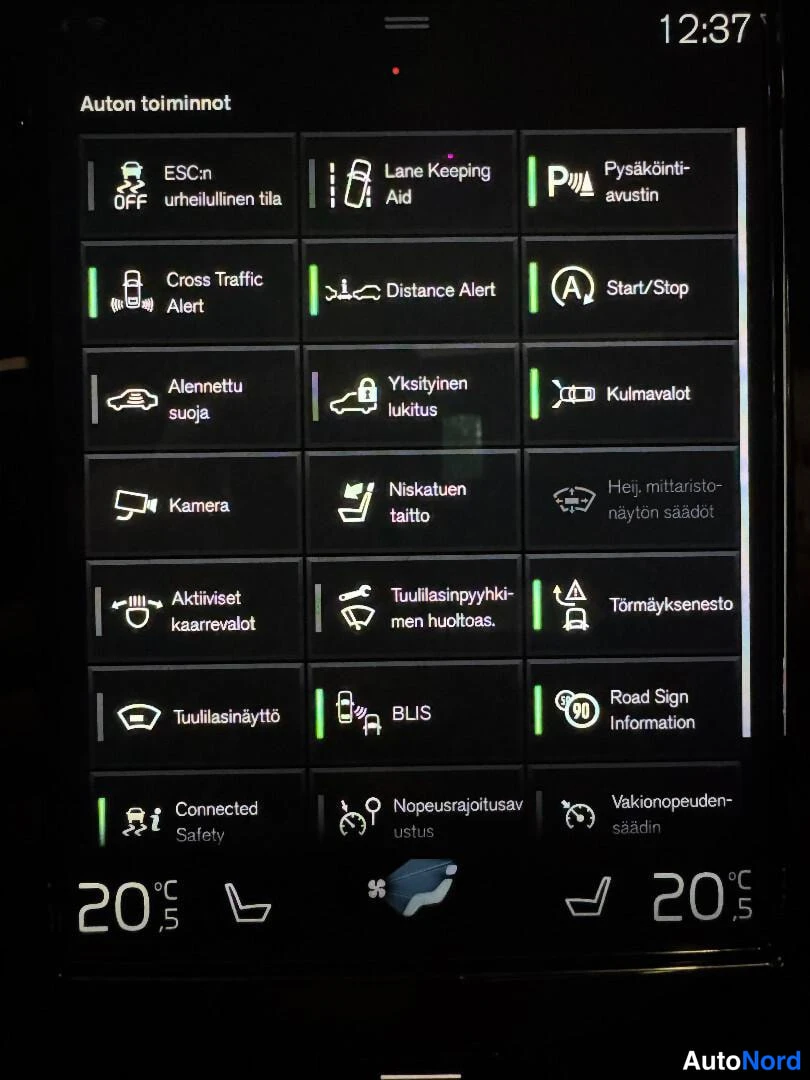 Valkoinen Volvo V90 2018, kuva 18