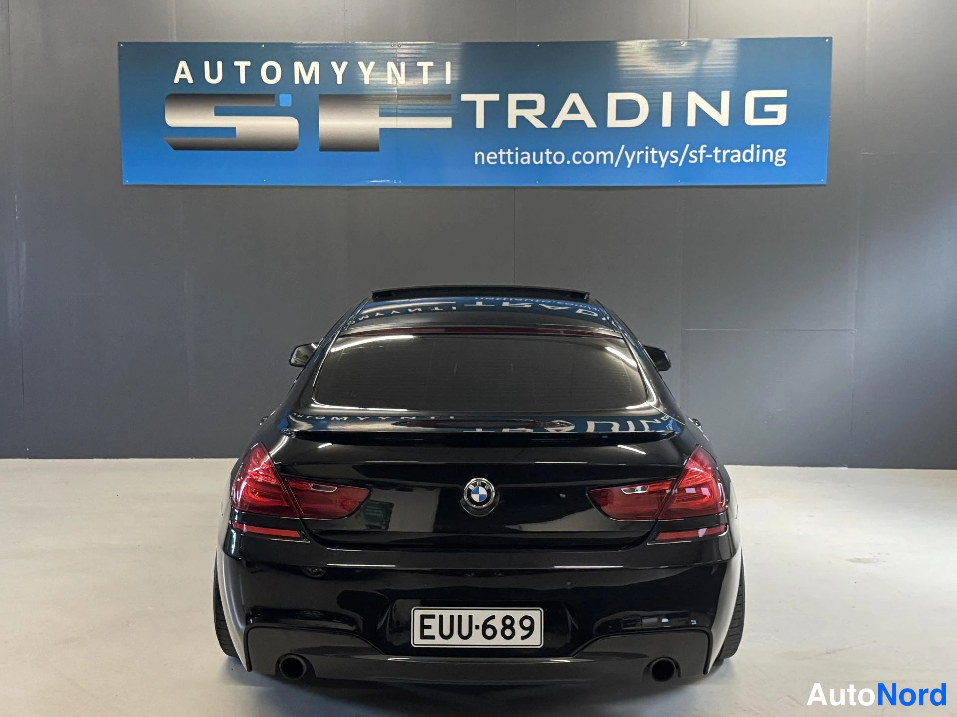 Musta BMW 640d 2013, takaa, kuva 9