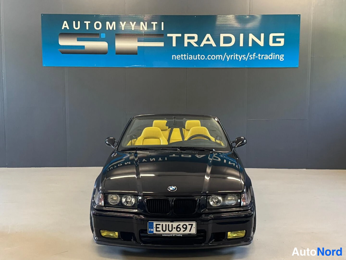 Musta BMW 328i 1998, edestä, kuva 7