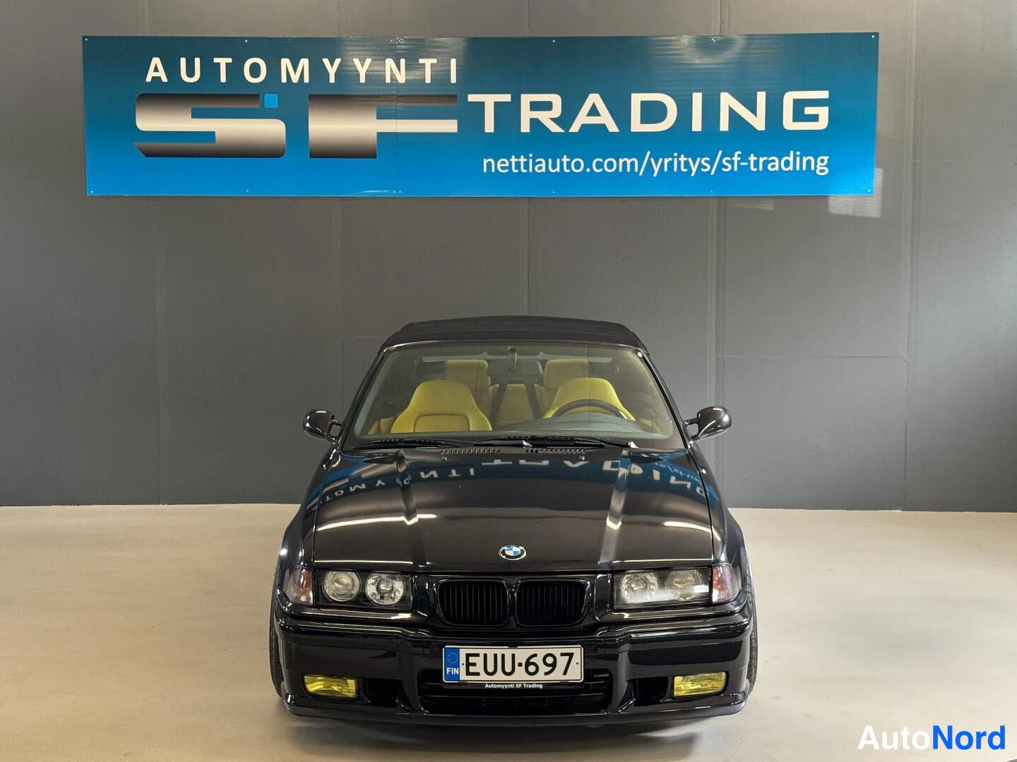 Musta BMW 328i 1998, edestä, kuva 6