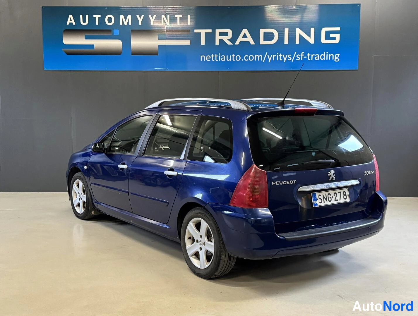 Sininen Peugeot 307 2004, kuva 8