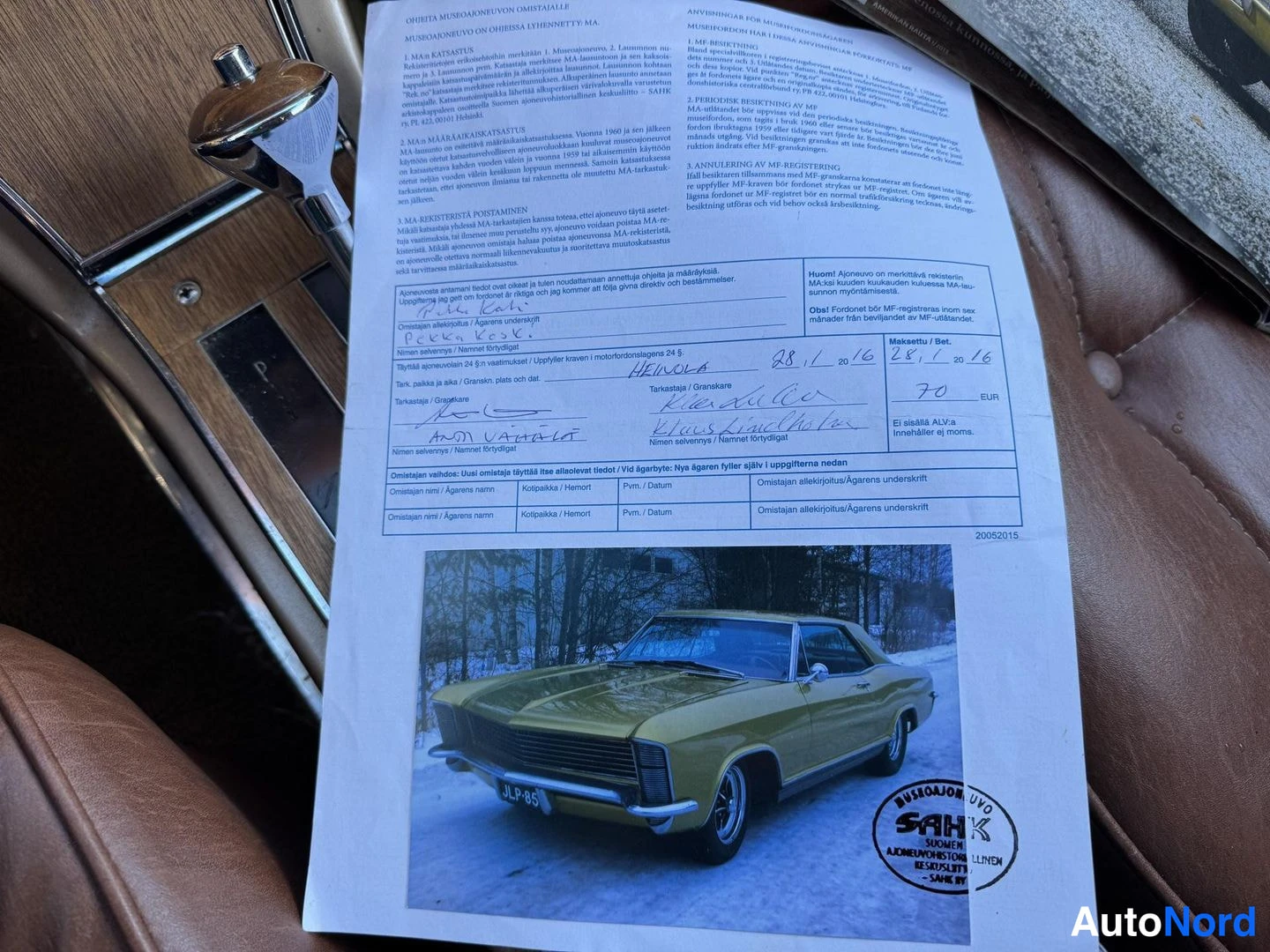Vihreä Buick Riviera 1965, asiakirja, kuva 31