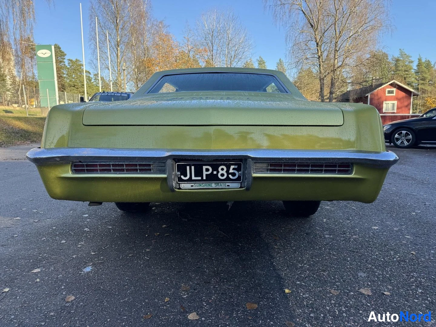 Vihreä Buick Riviera 1965, takaa, kuva 8