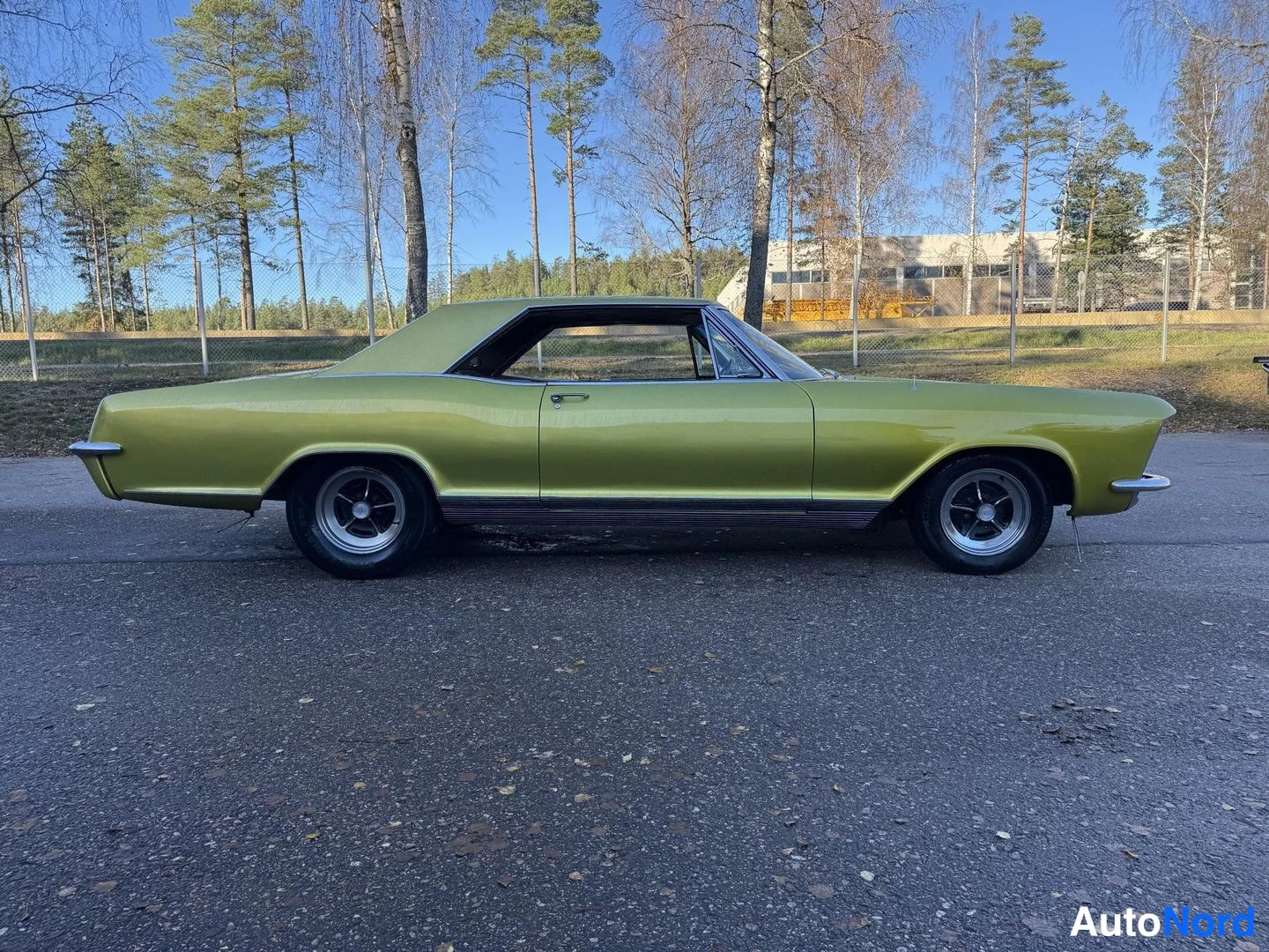 Vihreä Buick Riviera 1965, sivulta, kuva 4