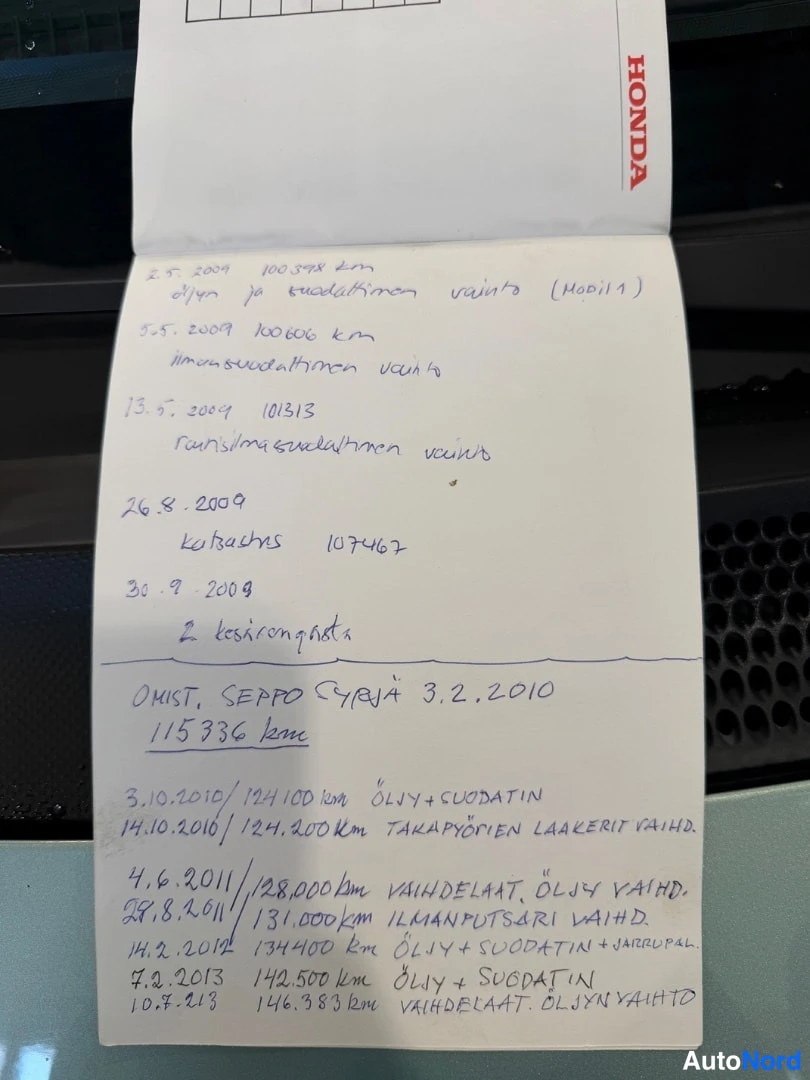 Vihreä Honda Jazz 2003, asiakirja, kuva 16