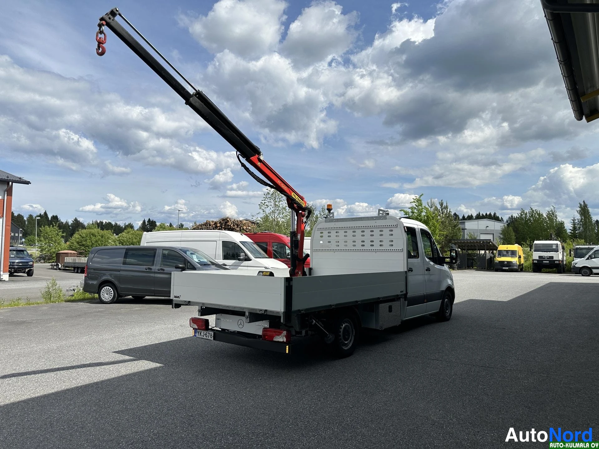 Valkoinen Mercedes-Benz Sprinter 316 CDI 2020, takaviisto, kuva 13