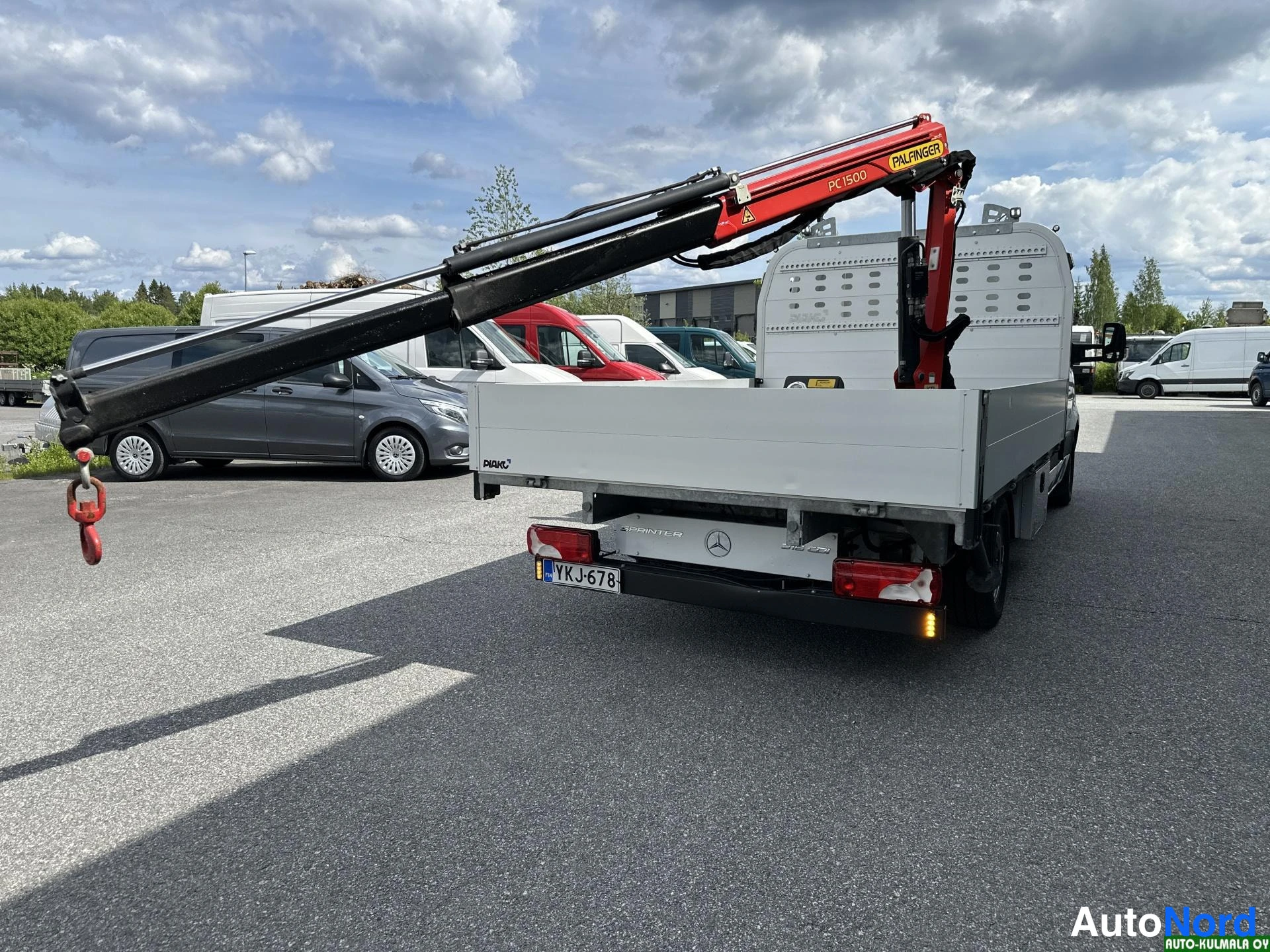 Valkoinen Mercedes-Benz Sprinter 316 CDI 2020, takaviisto, kuva 17