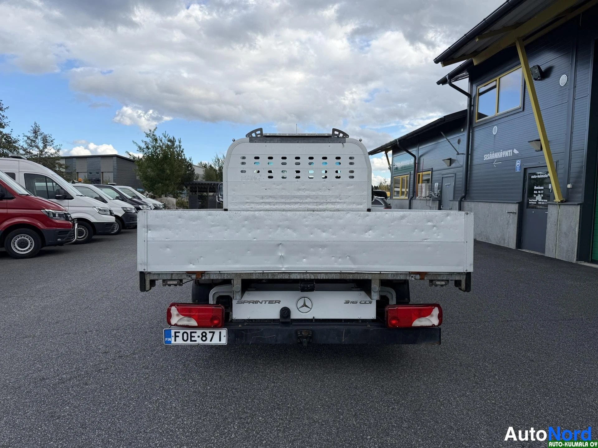 Valkoinen Mercedes-Benz Sprinter 316 CDI 2020, takaa, kuva 10
