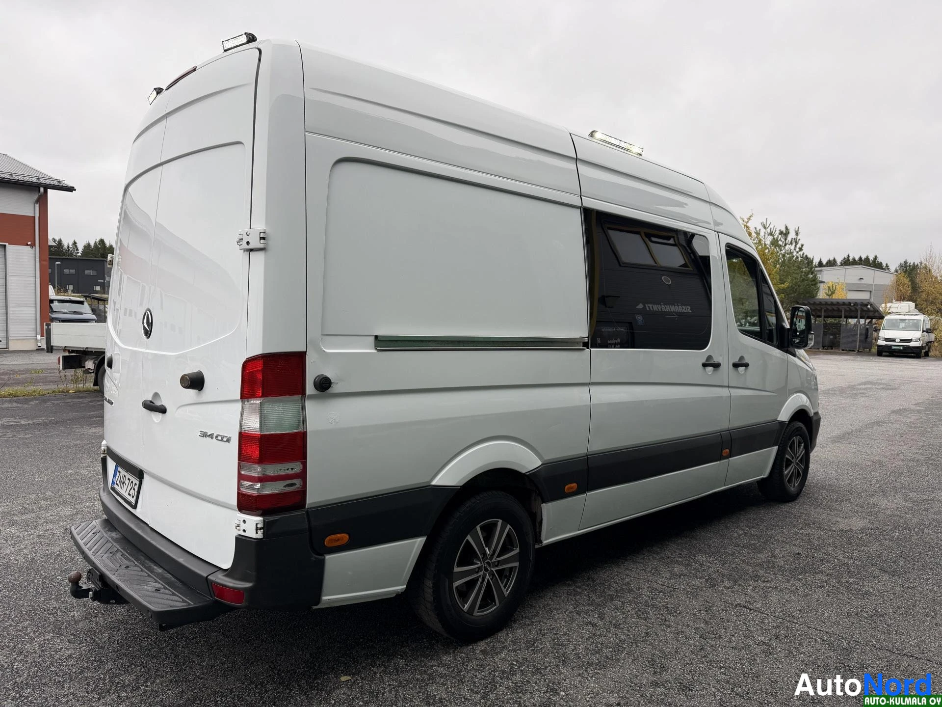 Valkoinen Mercedes-Benz Sprinter 314 CDI 2016, takaviisto, kuva 7