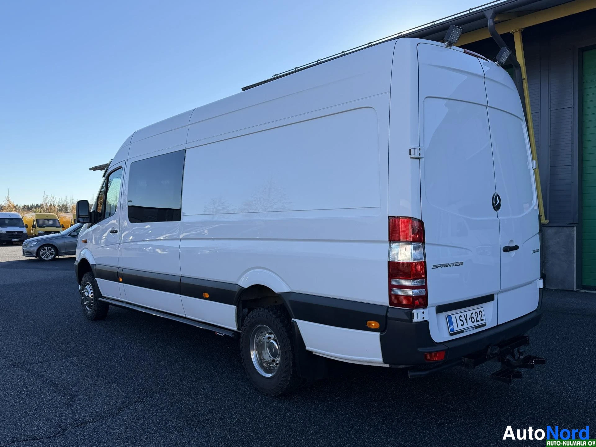 Valkoinen Mercedes-Benz Sprinter 516 CDI 2018, takaviisto, kuva 13