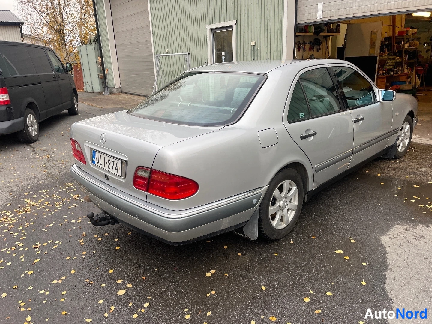 Harmaa Mercedes-Benz 290 1997, takaviisto, kuva 5