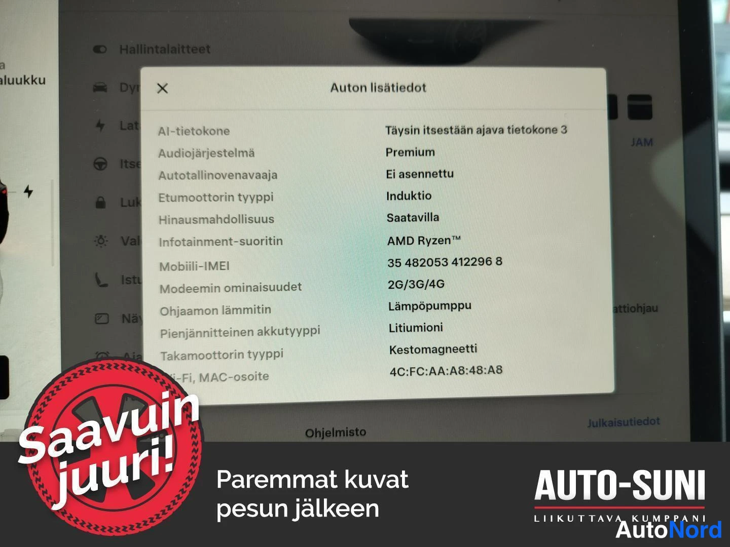 Musta Tesla Model Y Performance 2023, yksityiskohta, kuva 6