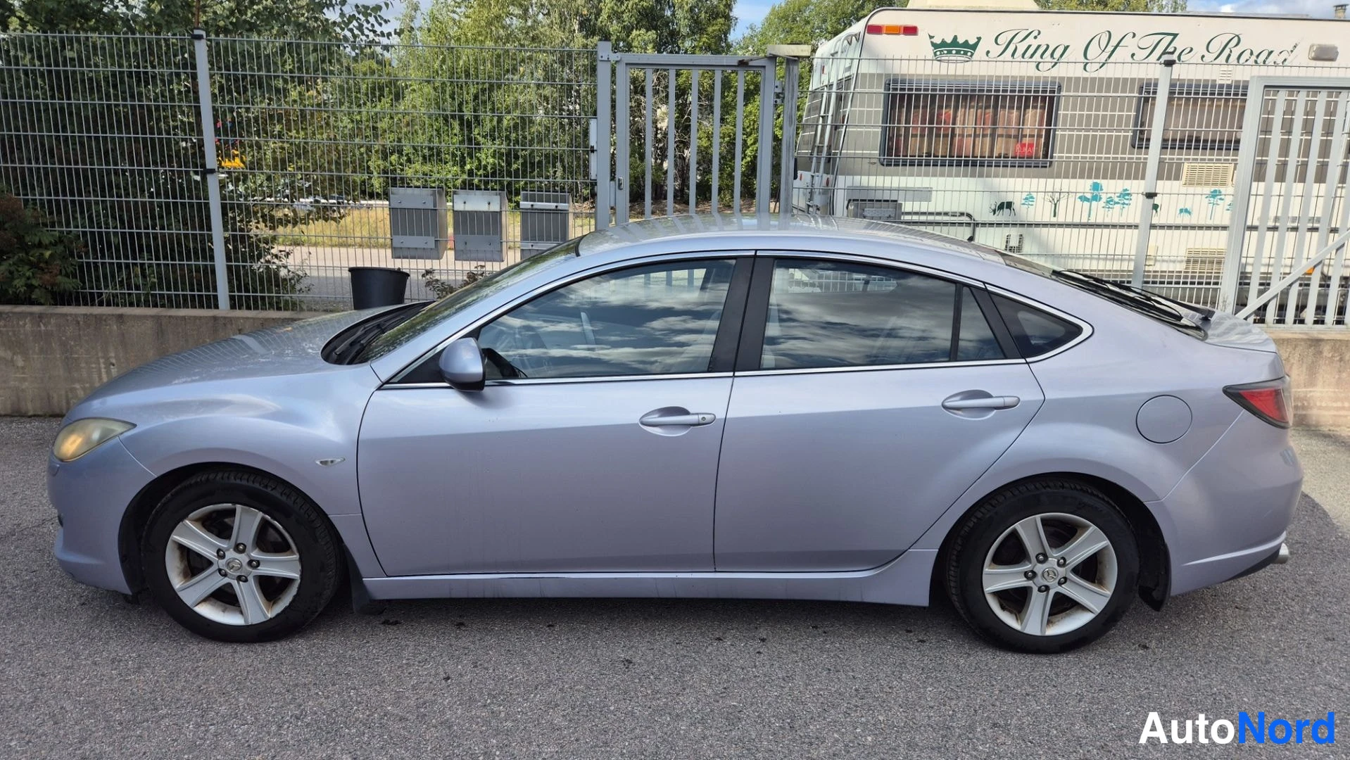 Sininen Mazda 6 2008, takaviisto, kuva 3