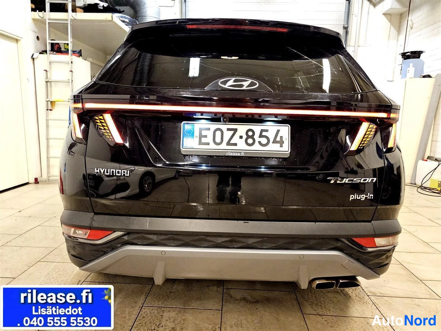Musta Hyundai Tucson 2022, takaa, kuva 8