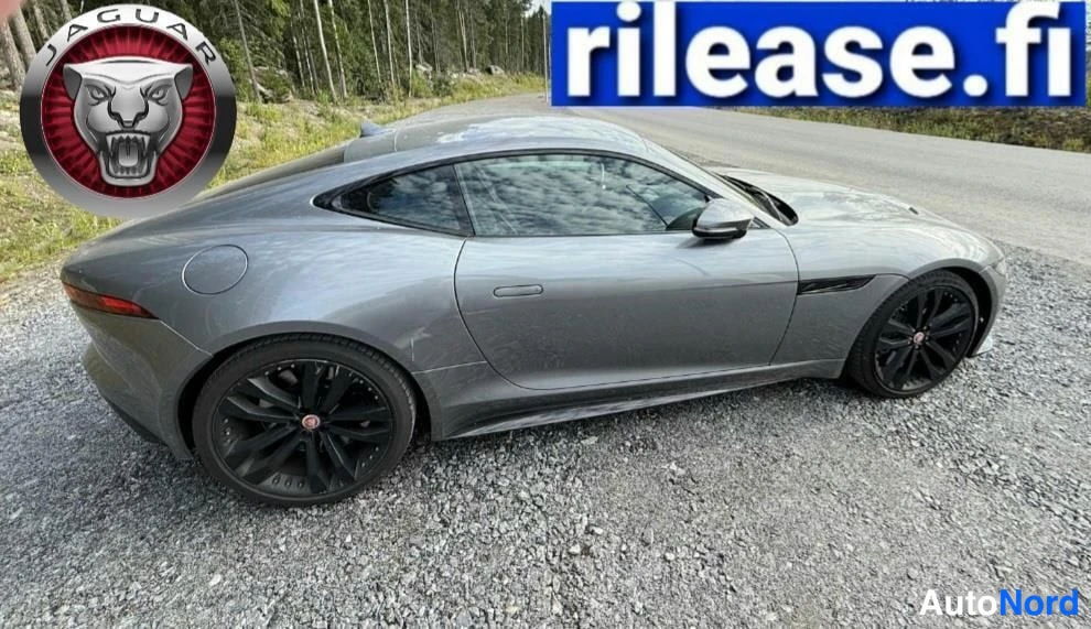 Harmaa Jaguar F-type 2023, takaviisto, kuva 4