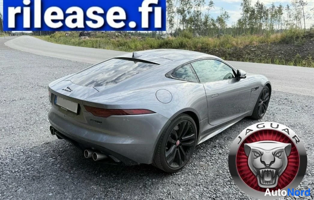 Harmaa Jaguar F-type 2023, takaviisto, kuva 5