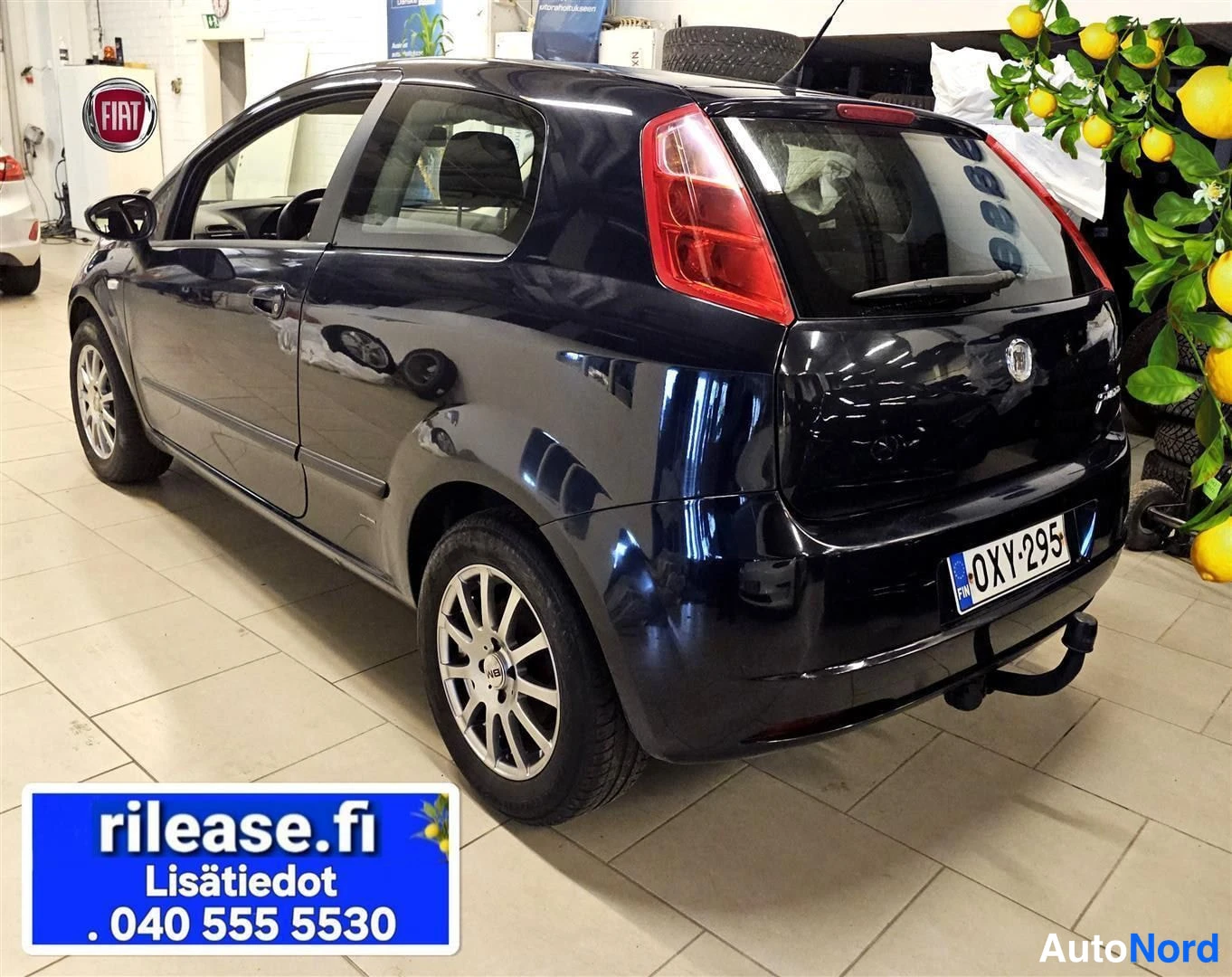 Fiat Grande Punto 2008, takaviisto, kuva 8