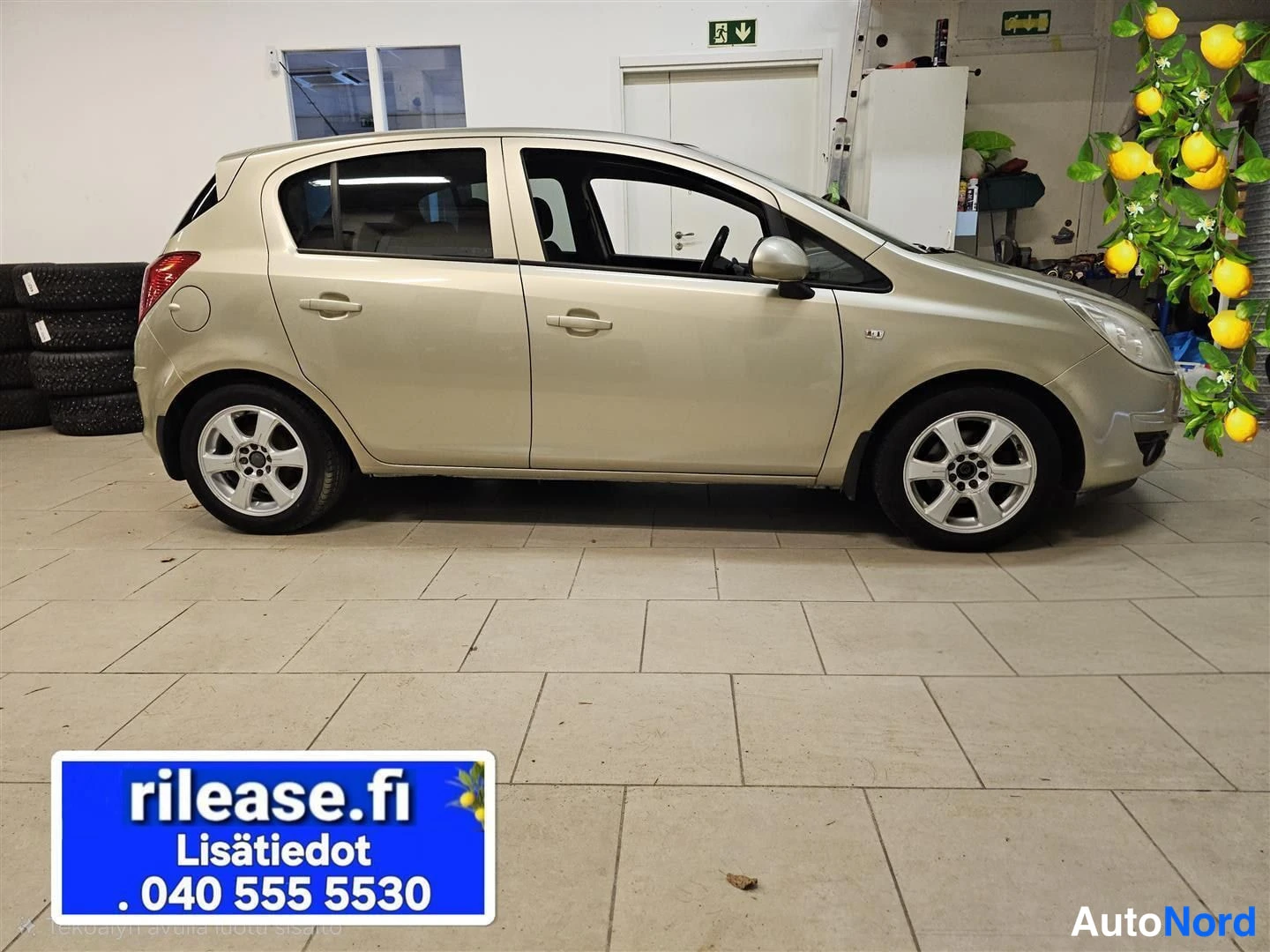 Opel Corsa 2008, etuviisto, keula oikealle, kuva 4
