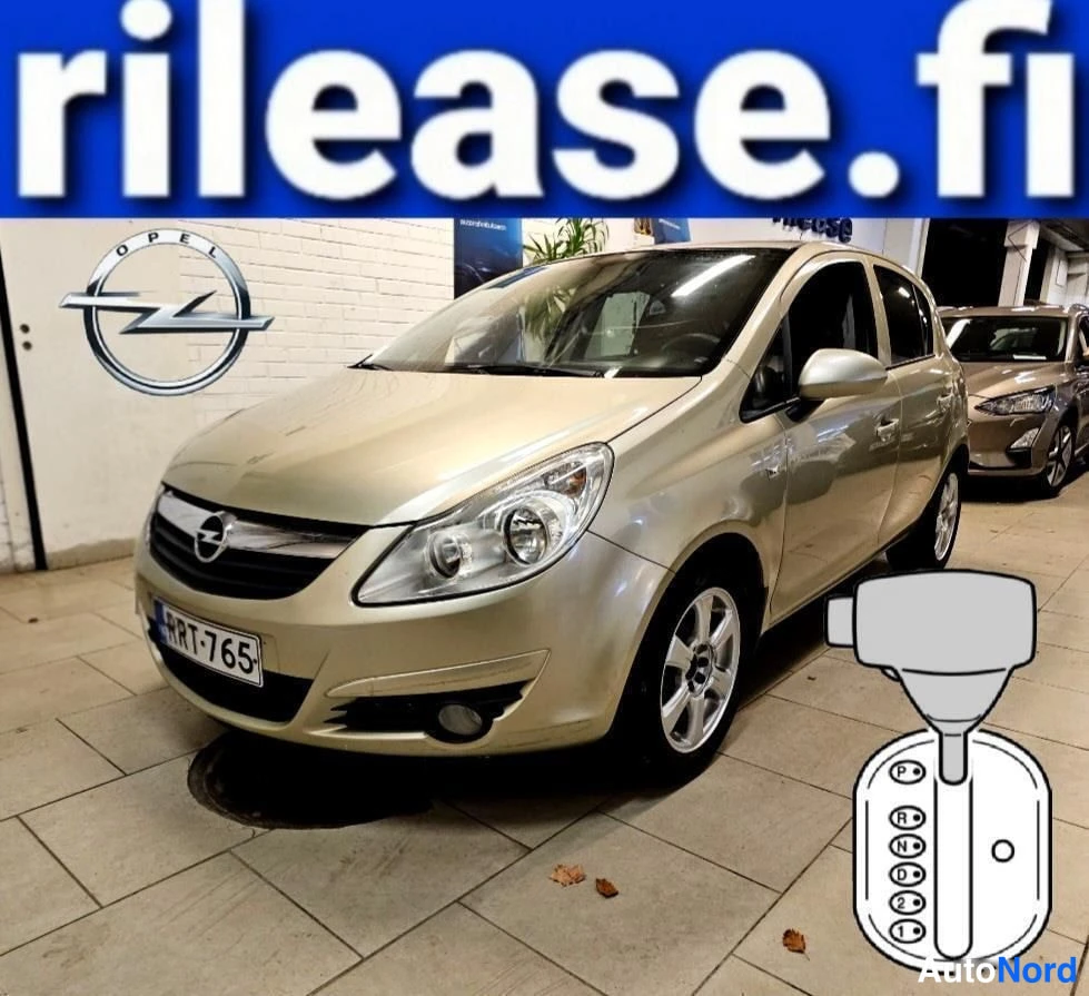 Opel Corsa 2008, etuviisto, keula vasemmalle, kuva 3