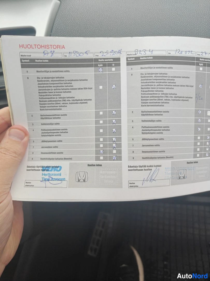 Musta Honda Accord 2011, asiakirja, kuva 12