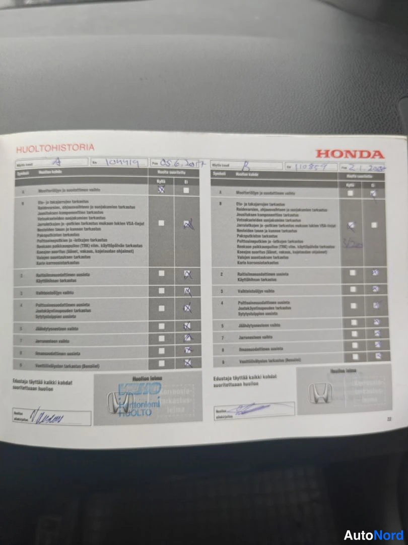 Musta Honda Accord 2011, asiakirja, kuva 13
