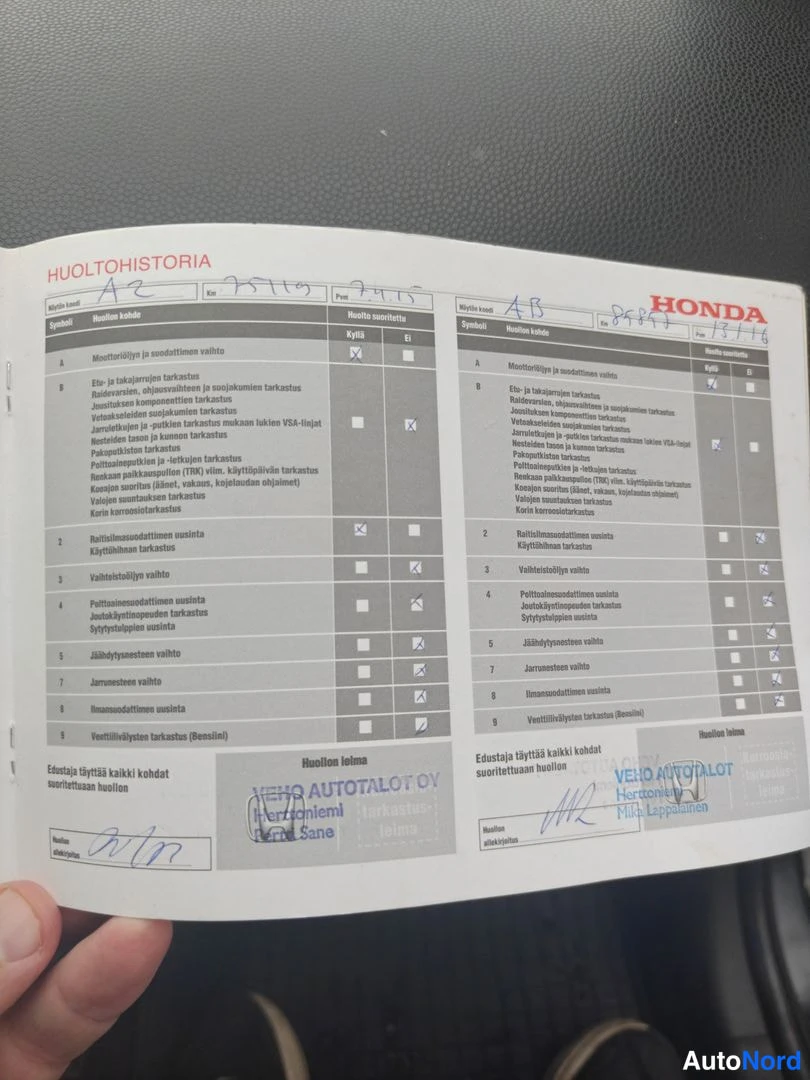 Musta Honda Accord 2011, asiakirja, kuva 15