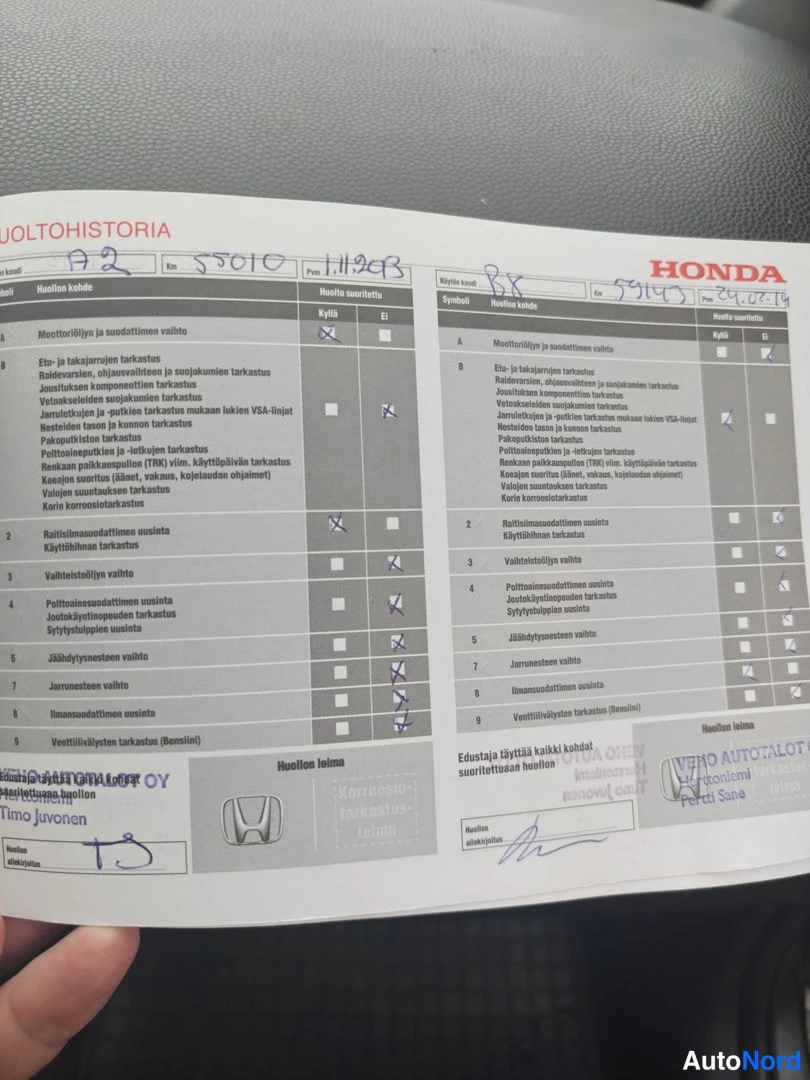 Musta Honda Accord 2011, asiakirja, kuva 17