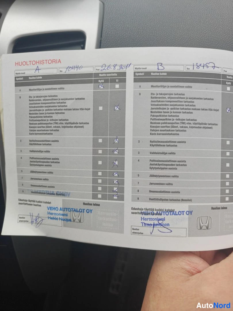 Musta Honda Accord 2011, asiakirja, kuva 20