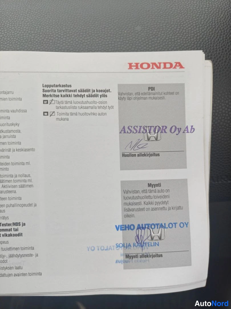 Musta Honda Accord 2011, asiakirja, kuva 21