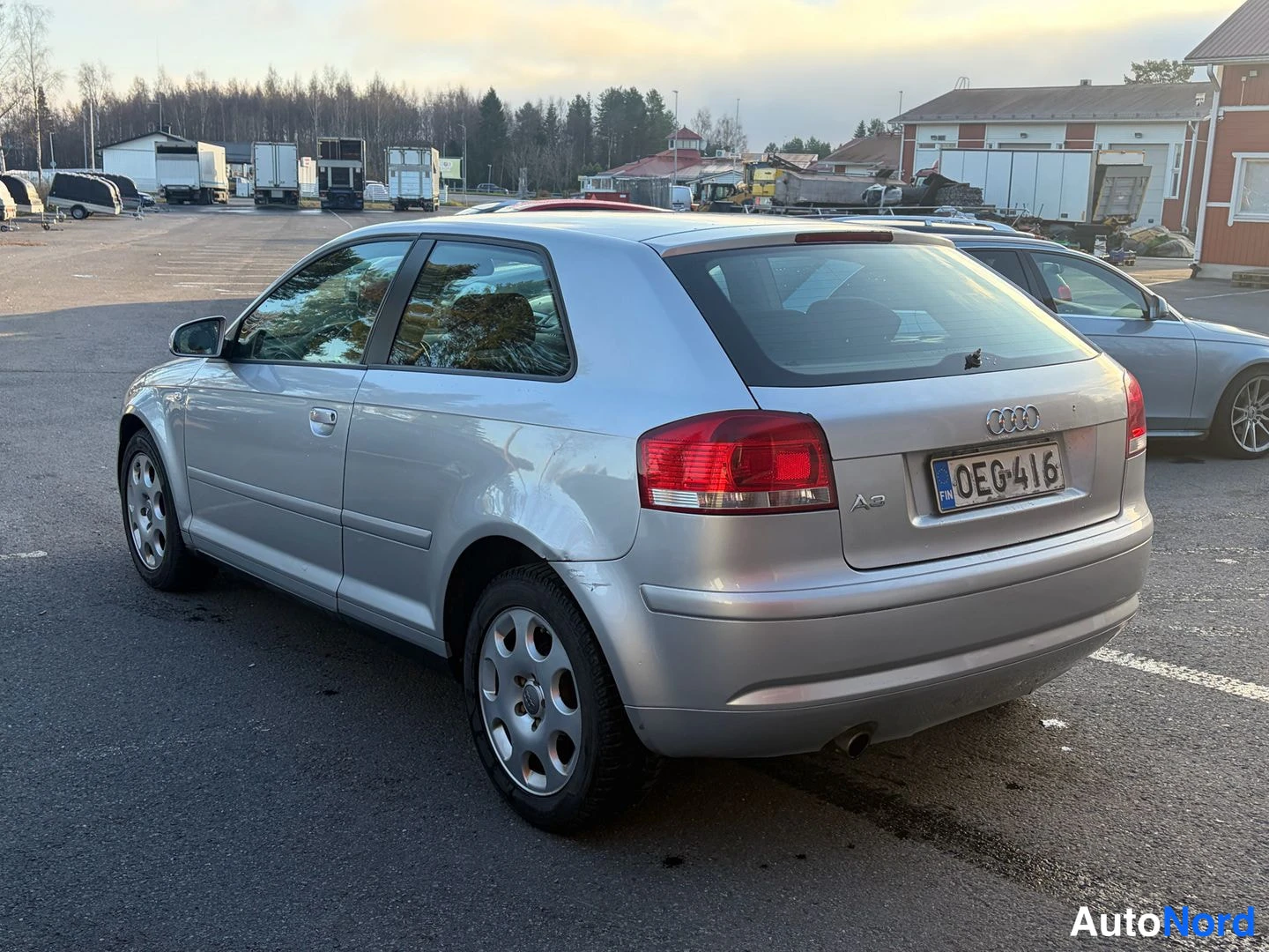 Hopea Audi A3 2004, takaviisto, kuva 4