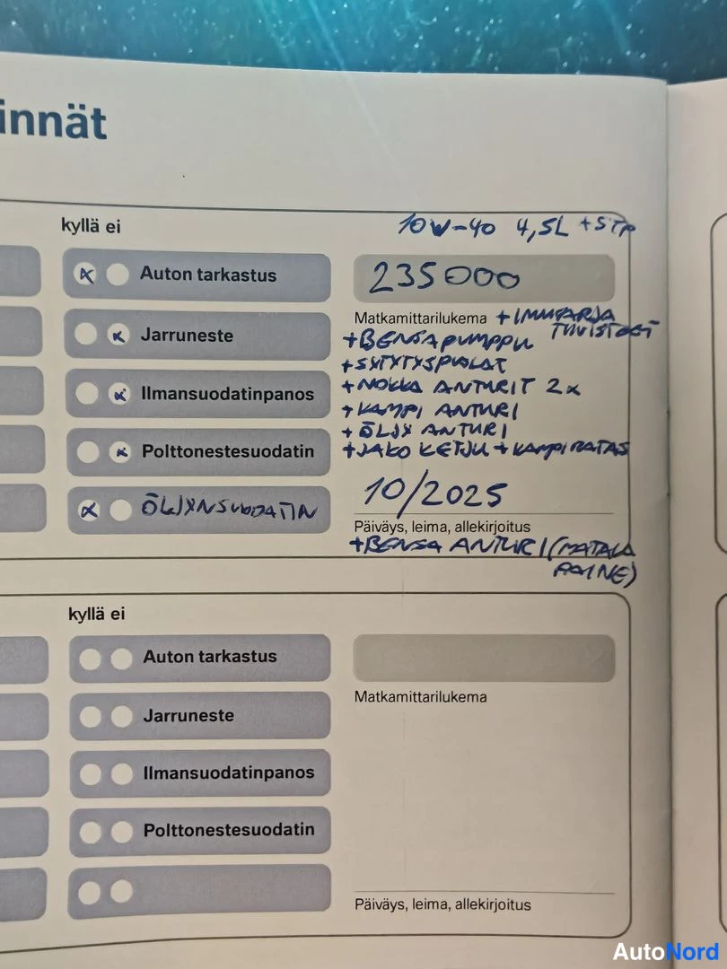 Blue BMW 520i 2008, document, photo 12
