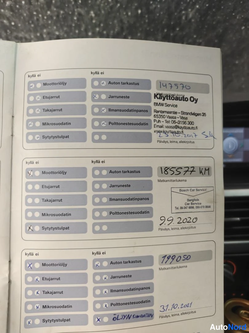 Blue BMW 520i 2008, document, photo 13