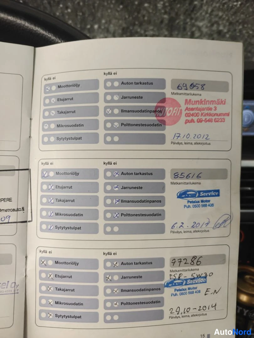 Blue BMW 520i 2008, document, photo 15
